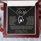 To My Beautiful Wife | Forever Love Necklace | BG