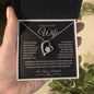 To My Beautiful Wife | Forever Love Necklace | BG