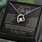 To My Beautiful Wife | Forever Love Necklace | BG