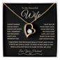 To My Beautiful Wife | Forever Love Necklace | BG