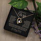 To My Beautiful Wife | Forever Love Necklace | BG
