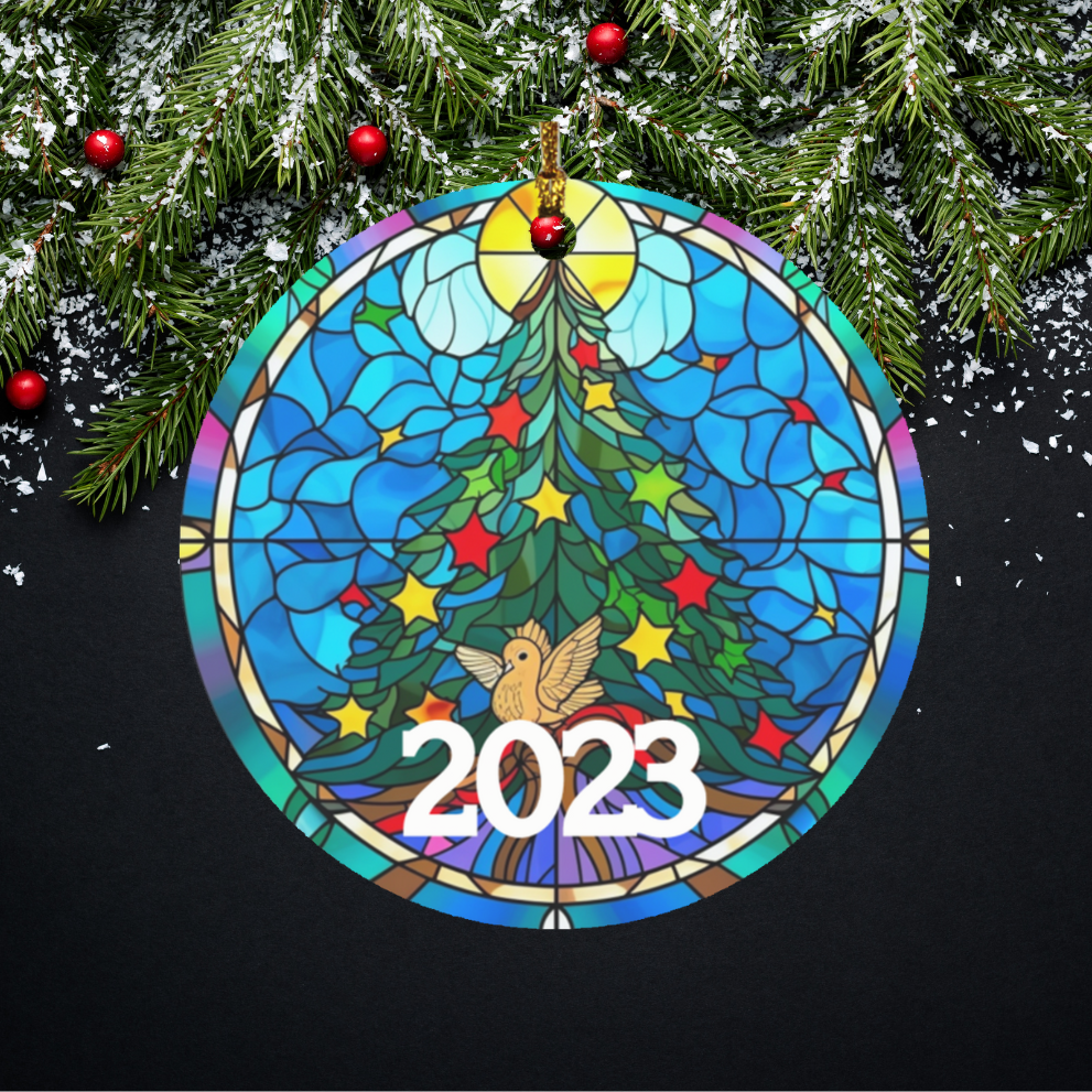 Christmas 2023 Circle Ornament