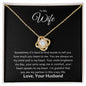 To My Wife | I'm grateful | Love Knot necklace