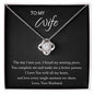 To My Wife - Love Knot Necklace