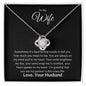 To My Wife | I'm grateful | Love Knot necklace