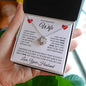 To My Beautiful Wife | I Married you | Love Knot necklace