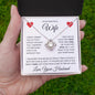 To My Beautiful Wife | I Married you | Love Knot necklace