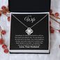 To My Wife | I'm grateful | Love Knot necklace