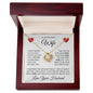 To My Beautiful Wife | I Married you | Love Knot necklace