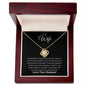 To My Wife | I'm grateful | Love Knot necklace