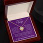 To My Beautiful Wife | If I could give you (Love Knot Necklace)