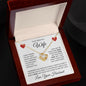 To My Beautiful Wife | I Married you | Love Knot necklace