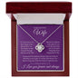 To My Beautiful Wife | If I could give you (Love Knot Necklace)
