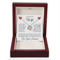 To My Beautiful Wife | I Married you | Love Knot necklace