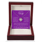 To My Beautiful Wife | Love Knot Necklace |