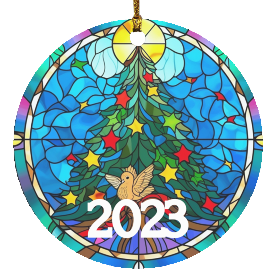 Christmas 2023  Circle Ornament