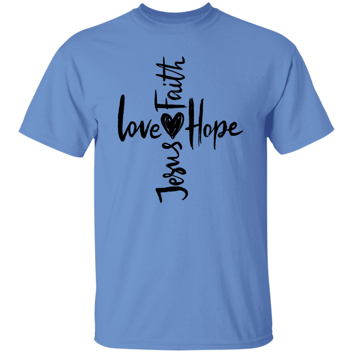 Jesus Love Faith Hope Unisex T-Shirt