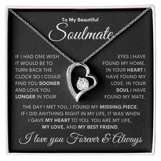 To My Beautiful Soulmate | The Day I met You (Forever Love Necklace)