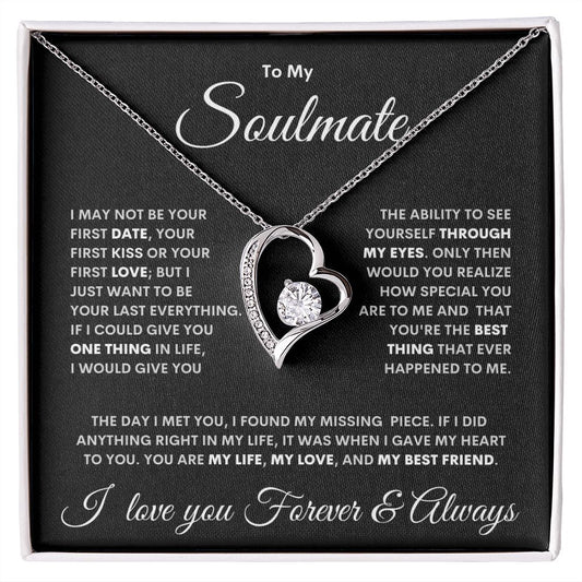 To My Soulmate - Forever Love Necklace