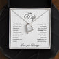 To My Wife - Forever Love Necklace